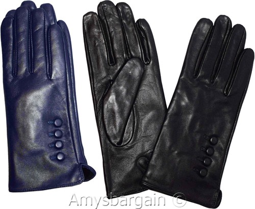 Woman's Leather winter Gloves Leather gloves. Size S, M, L, XL. Dress Gloves - Picture 14 of 65