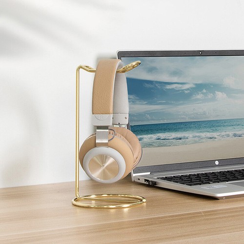 Metal Headphone Stand Holder Space Saving Gaming Headset Stand Rack - Photo 4/14