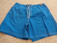 Men's NWT ROUNDTREE  YORKE blue swim trunks, XL