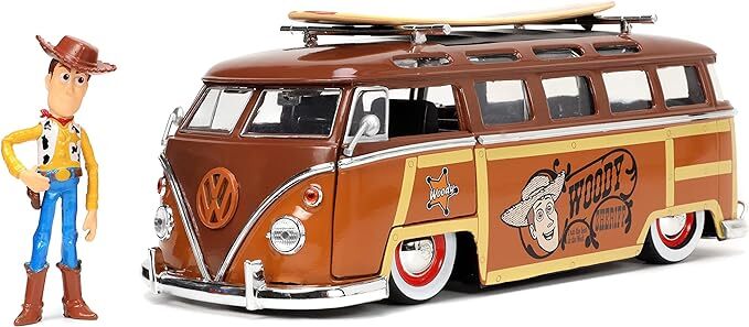 jada toys 1:24 TOY STORY 1962 VOLKSWAGEN T1 BUS w/WODDY Toy