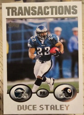 Unc Football Duke Football 247 2004 Topps Duce Staley #247