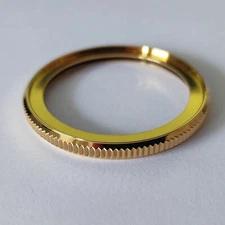 Coin edge Bezel for Seiko SKX 007, GOLD finish, MOD part, 120 Click