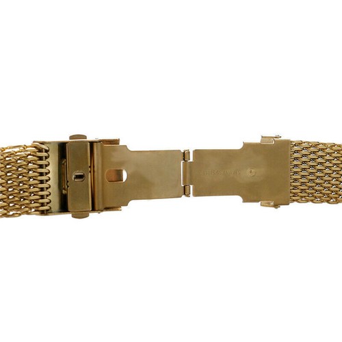 18/20/22/24mm Silver/Black/Gold Mesh Stainess Steel Watch Band Replacement Strap - Picture 11 of 14