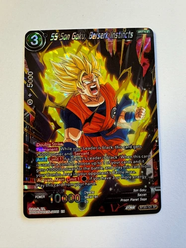 DBS TCG - SS Son Goku, Berserk Instincts - Power Absorbed - BT20-121 SR