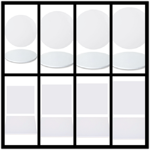 Premium Heavy Duty Professional Cakeboards Round/Square White Cake boards - Picture 2 of 6