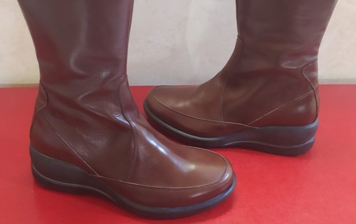Stivali Donna SKAP tg 37 Pelle Marrone Air Boost System Made in Italy NUOVO - Foto 10 di 10