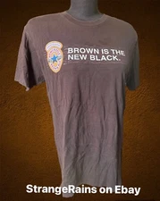 NEW CASTLE Beer T Shirt - Large  -  BROWN SHIRT English Ale