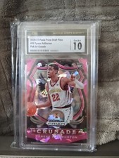 2021 Prizm Draft Picks Pink Ice Crusade Tyrese Haliburton Rookie (RC) CSG 10