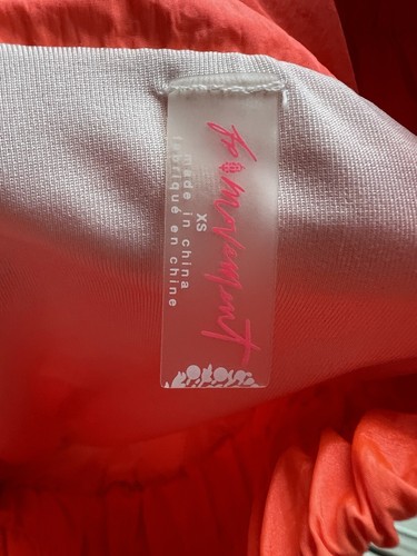 Free People Movement Womens The Way Home Bright Orange Shorts Size XS - Picture 7 of 9