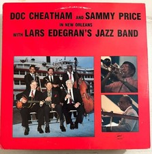 DOC CHEATHAM AND SAMMY PRICE IN NEW ORLEANS - VINYL LP BLACK - VG+ - A5