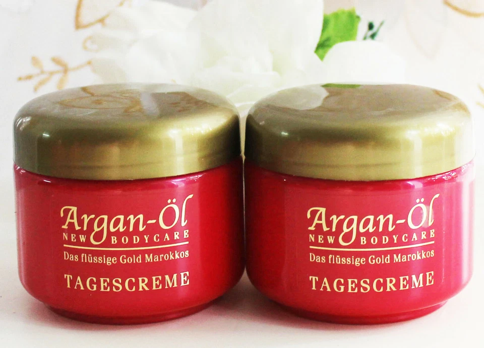 2x125ml BIO-VITAL Arganöl Tagescreme "Flüssiges Gold Marokkos" Argan Öl Creme