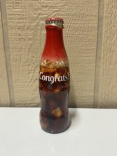 Coca Cola Bottle Congrats ! Wrapped Bottle @ Signs, Advertising, Gas & Oil