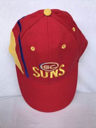 🌞 AFL GOLD COAST GC SUNS BASEBALL CAP EMBROIDERED 2009 FOOTBALL FOOTY HAT - Picture 4 of 5