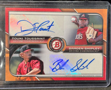 2015 Topps Bowman -  Touki Toussaint & Braden Shipley Dbacks Dual Auto - 25/25