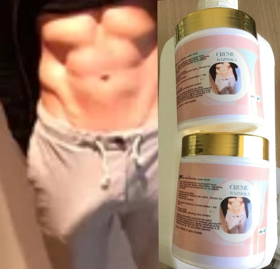 BAZOOKA BANGALA CRÈME BAZOOKA KIGELIA BANGZLA TRIPLE TAILLE PENIS 100% BIO 60 g X 2