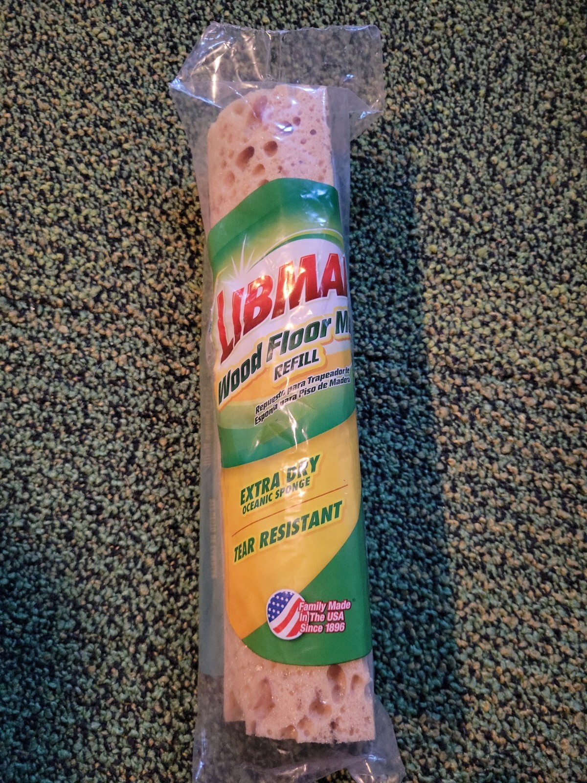 Libman 2027 Wood Floor Sponge Mop Refill