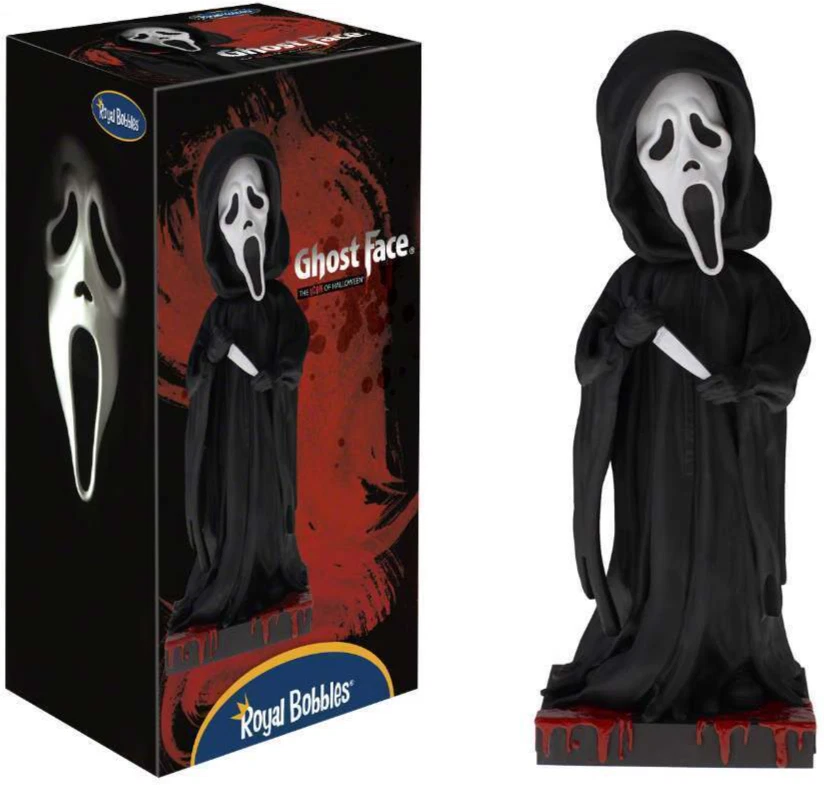 SCREAM Ghostface Bobble Head Royal Bobbles Statue HeadKnocker Action Figure NECA - Photo 1/1