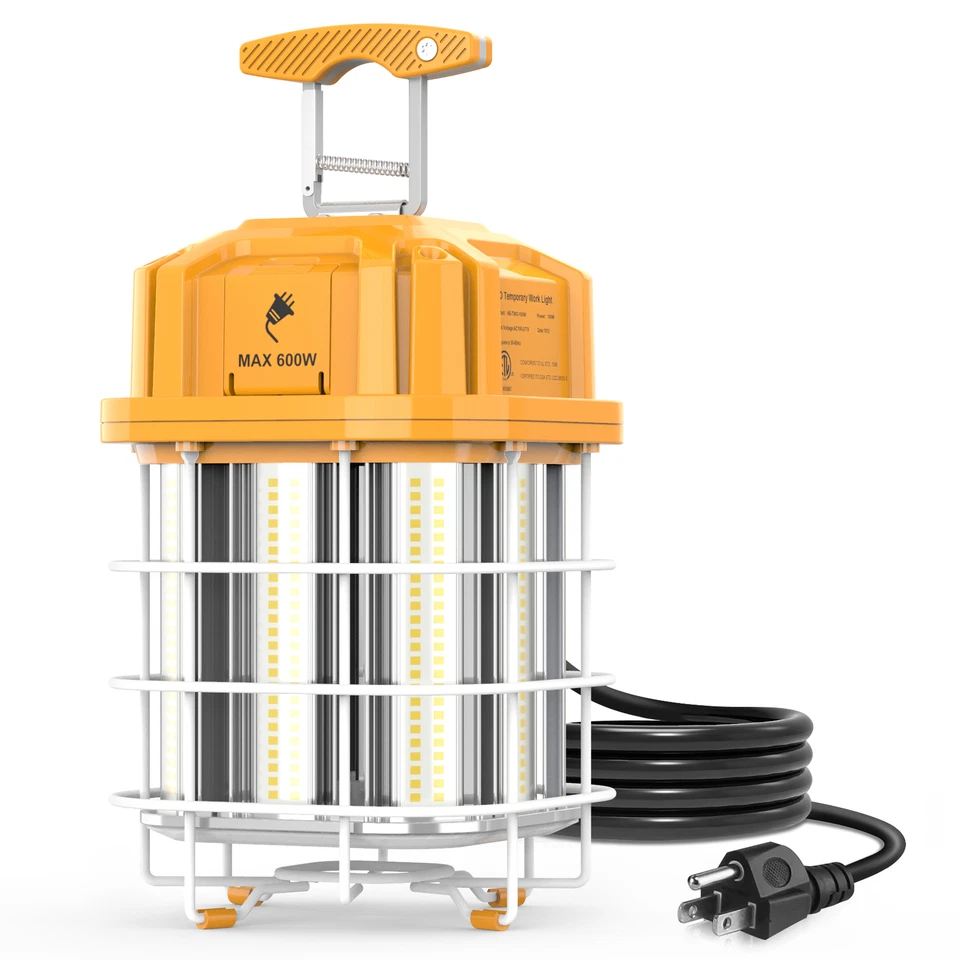 Luz de trabalho temporária LED de 100 watts vinculável para oficina luz de construção comercial - Imagem 3 de 4