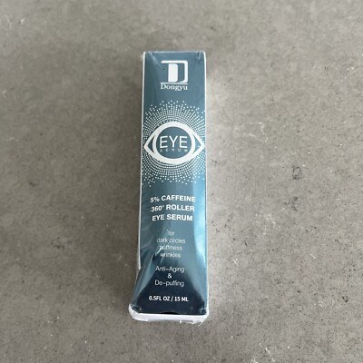 Dongyu 5% Caffeine EYE SERUM Under Eye Roller for Dark Circles | Exp 12/26 READ