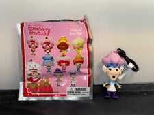 Monogram Strawberry Shortcake Peculiar Purple Pie Man Foam Bag Clip Keychain