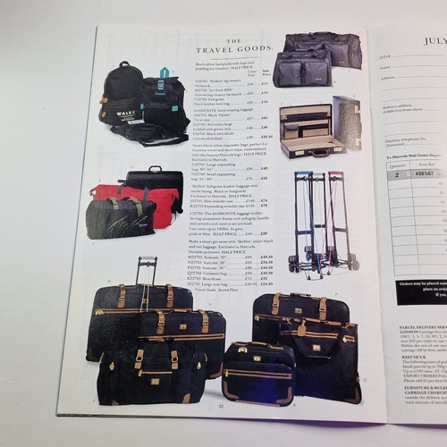 Harrods Verkaufsprospekt Katalog 1993 7. Juli - hat das Bestellformular noch beigefügt - Bild 21 von 24
