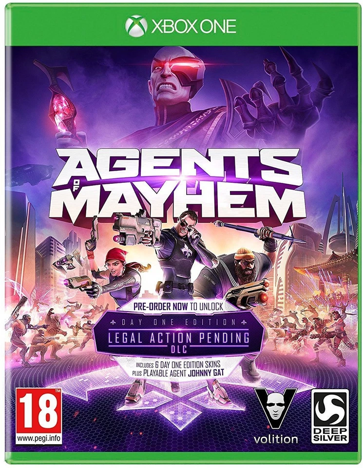 Agents of Mayhem: Day One Xbox One Video Game Brand New