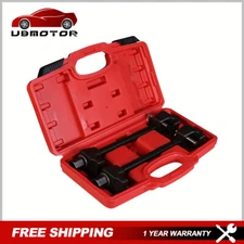 2X Coil Spring Compressor Tool Kit For MacPherson Struts Shocks W/ Detent Pins