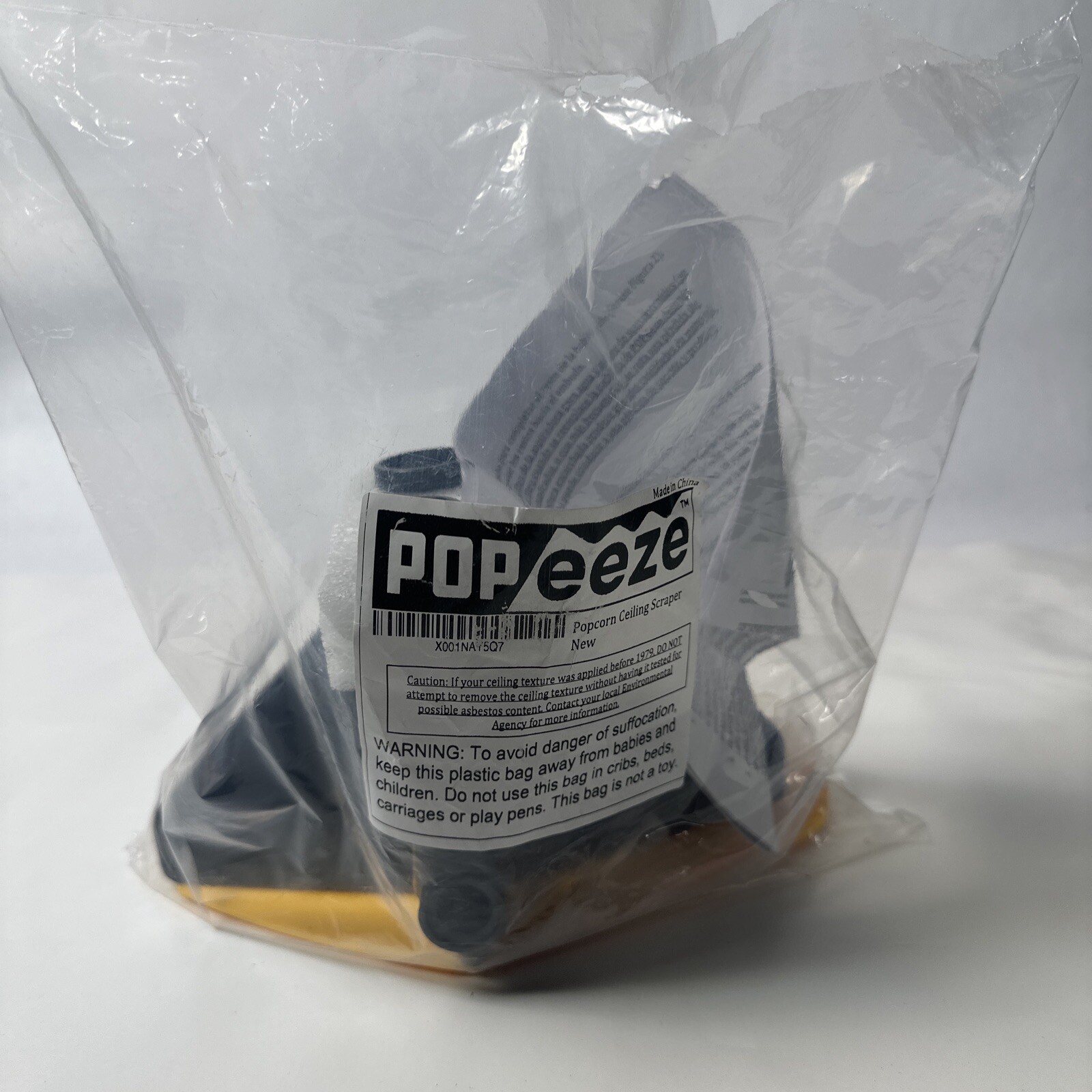 Popeeze Popcorn Ceiling Scraper Vacuum Attachment Tool Shop Vacuum NEW 3 Blades