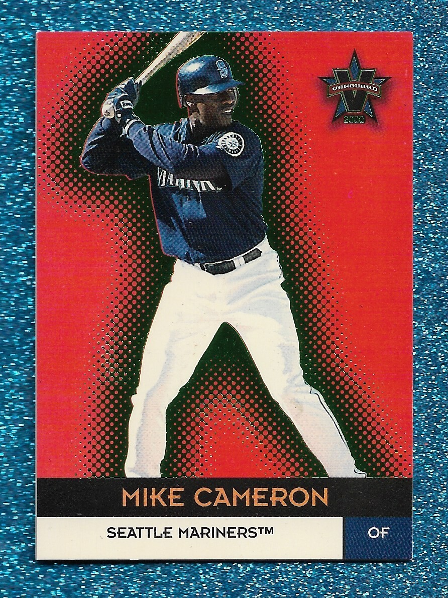 2000 PACIFIC VANGUARD GREEN PARALLEL #37 MIKE CAMERON NUMBERED 98/99 MARINERS