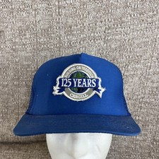 Vintage Cargill 125 Year Snap-back Baseball Blue Trucker Hat