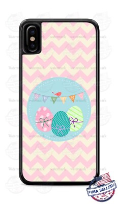 Easter Eggs Chevron Design Personalized Phone Case For iPhone 14 Samsung Google