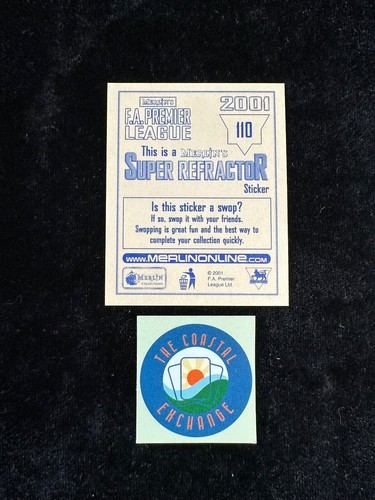 Merlin's F.A. Premier League 2001 | Blue Back | Sticker(s) aussuchen | #1-253 - Bild 221 von 497