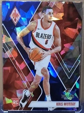 2023-24 Panini Phoenix #267 Kris Murray Blue Ice Prizm Rookie SSP Trailblazers