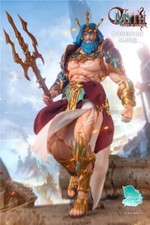 Berserker Studios M03G 1/12 Poseidon 6" Male Action Figure Model Doll w/ Trident