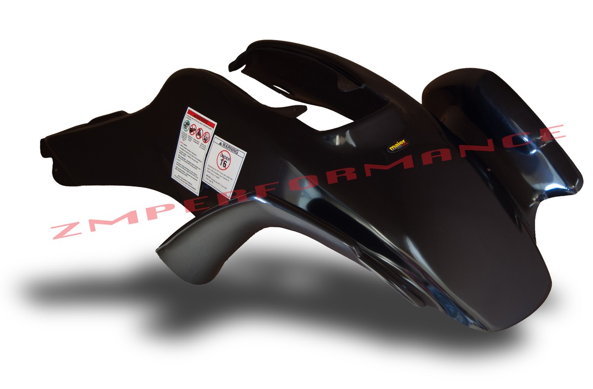 その他 F.toys confect. Fender Collection Crash NEW HONDA TRX 400EX 99 - 07 BLACK RACE FRONT FENDER PLASTIC