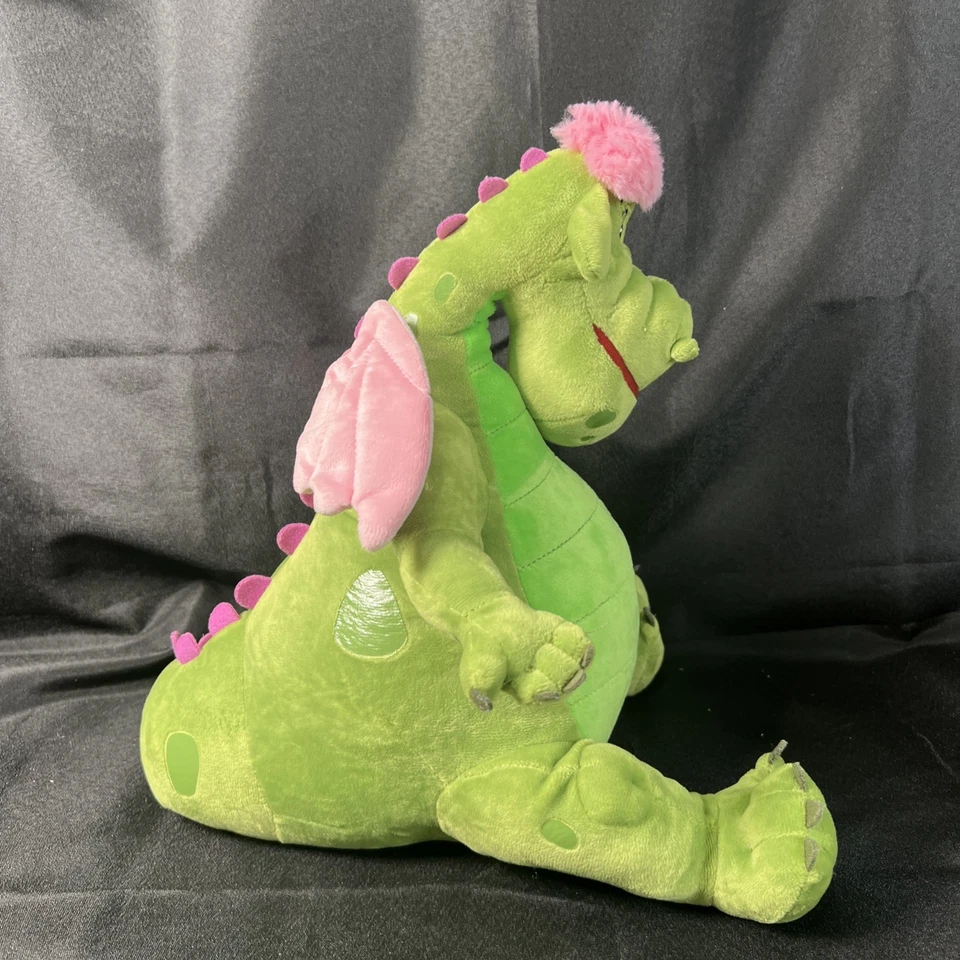 Disney Store Elliot Pete's Dragon Plush 14" Puff The Magic Dragon Green Stuffed - Image 3 of 4