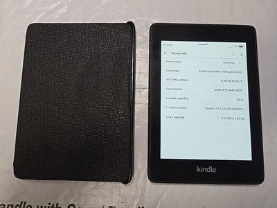 Amazon Kindle Paperwhite 10th Generation PQ94WIF Black Tested And Working