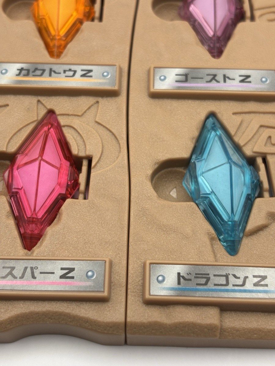Pokemon Z Ring & Z Crystal All 18 set Opened 2016 Vintage