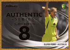 2023-24 CRICKET AUTHENTIC SQUAD NUMBER FOIL CARD - AN02 Ellyse PERRY [AUSTRALIA]