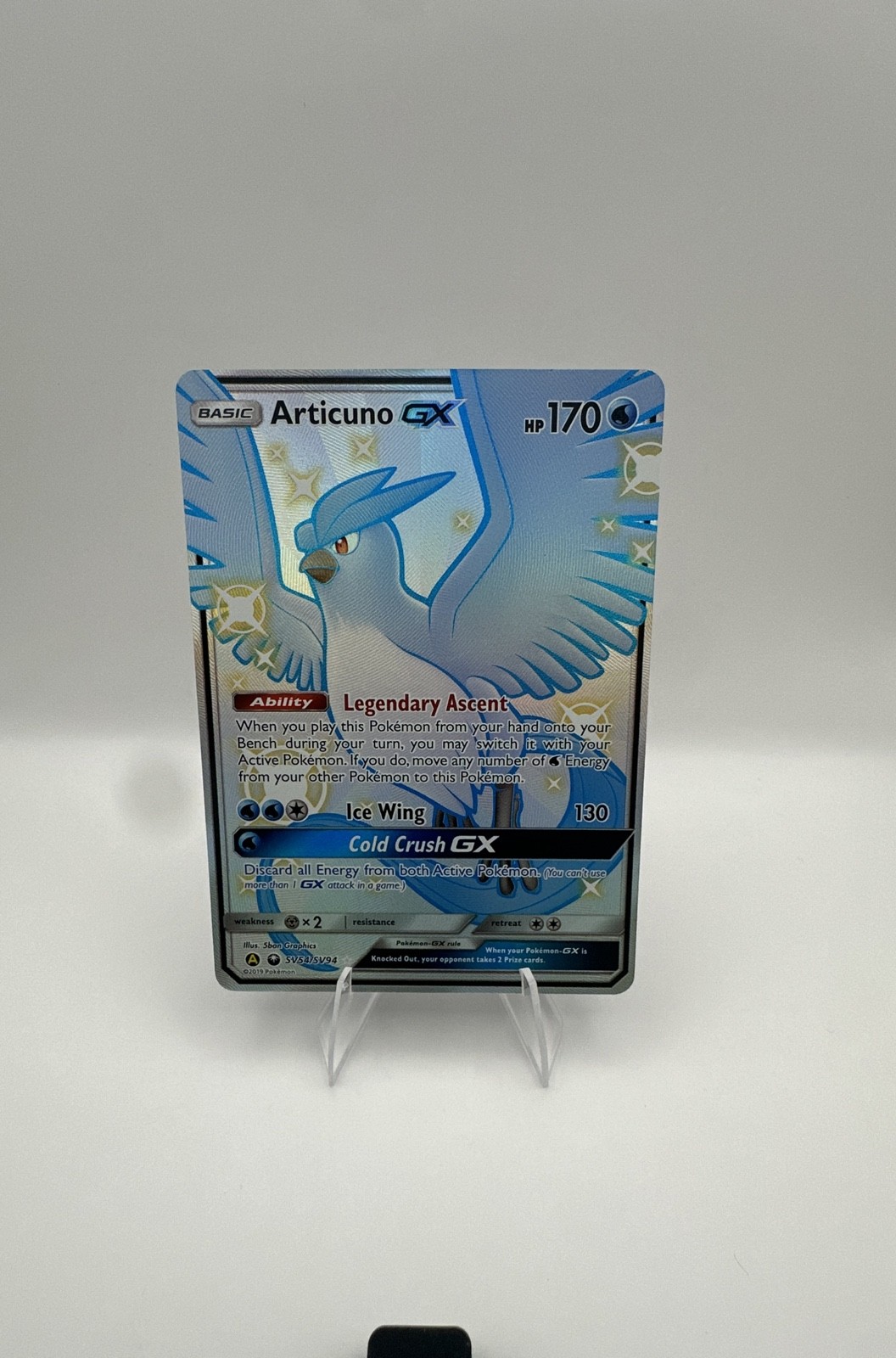 Articuno GX SV54/SV94 Hidden Fates: Shiny Vault Holo