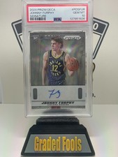 2024-25 Panini Prizm Deca #PDS-FUR - Johnny Furphy - RC Auto - PSA 10 - Pacers
