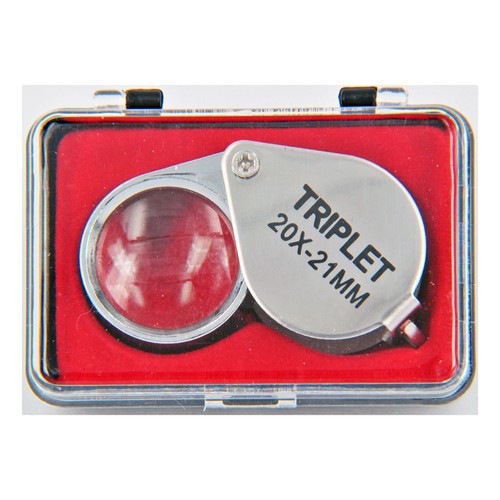 Handheld Jewelry Magnifying Glass Illuminated Magnifier Pocket Size - Picture 2 of 4