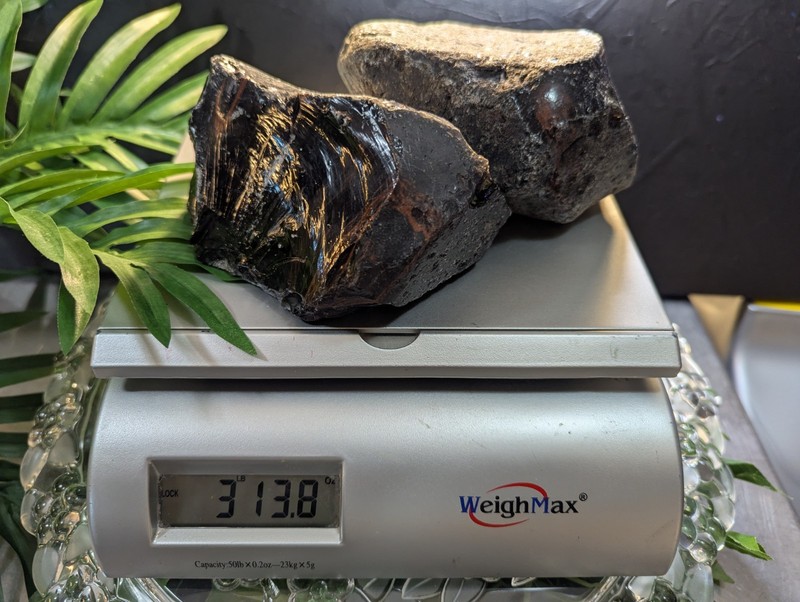 3lb 13oz OREGON COAST OBSIDIAN w MAHOGANY VEINS Rough (Moving Sale All Must Go)