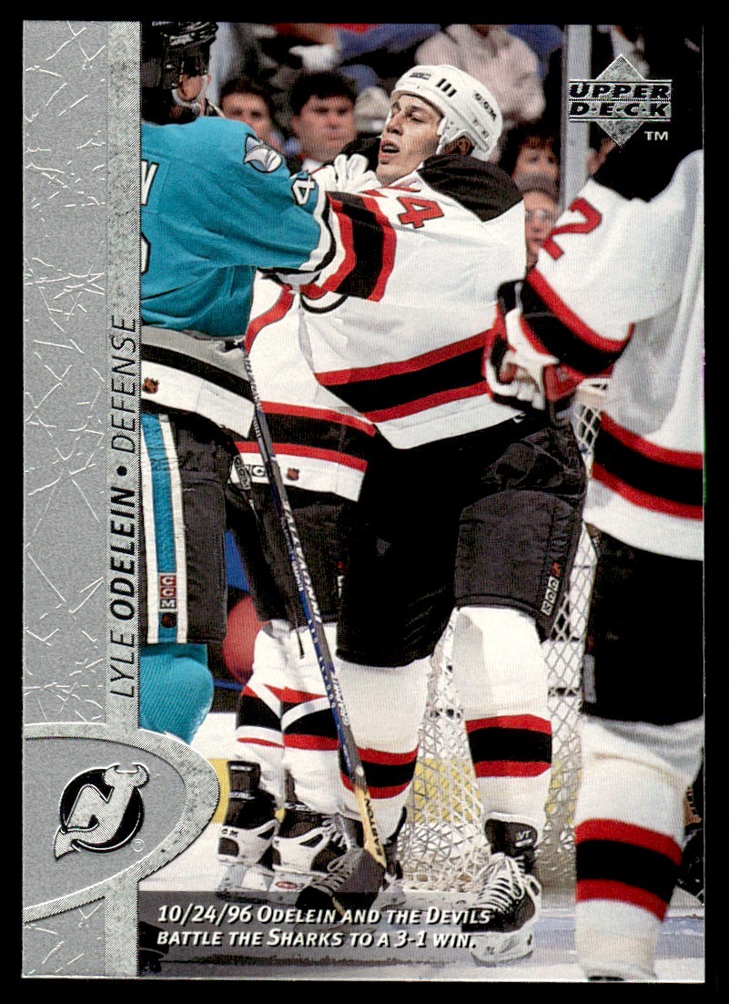 1996-97 Upper Deck Lyle Odelein New Jersey Devils #289