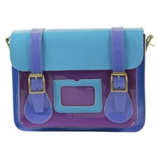 Borsa a tracolla Dr. Martens color block in vernice 11"x9" (370)
