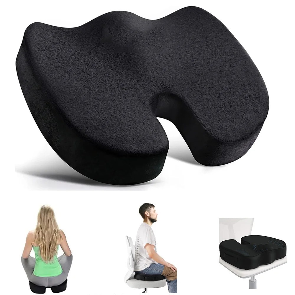 Ergonomisches Memory Schaum Sitzkissen Verstellbar Hüft Taille Auto Büro Zuhause
