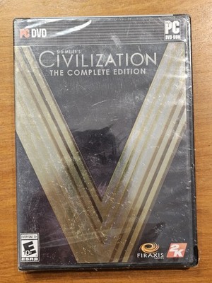 Sid Meier's Civilization V: The Complete Edition (PC DVD) New Factory Sealed