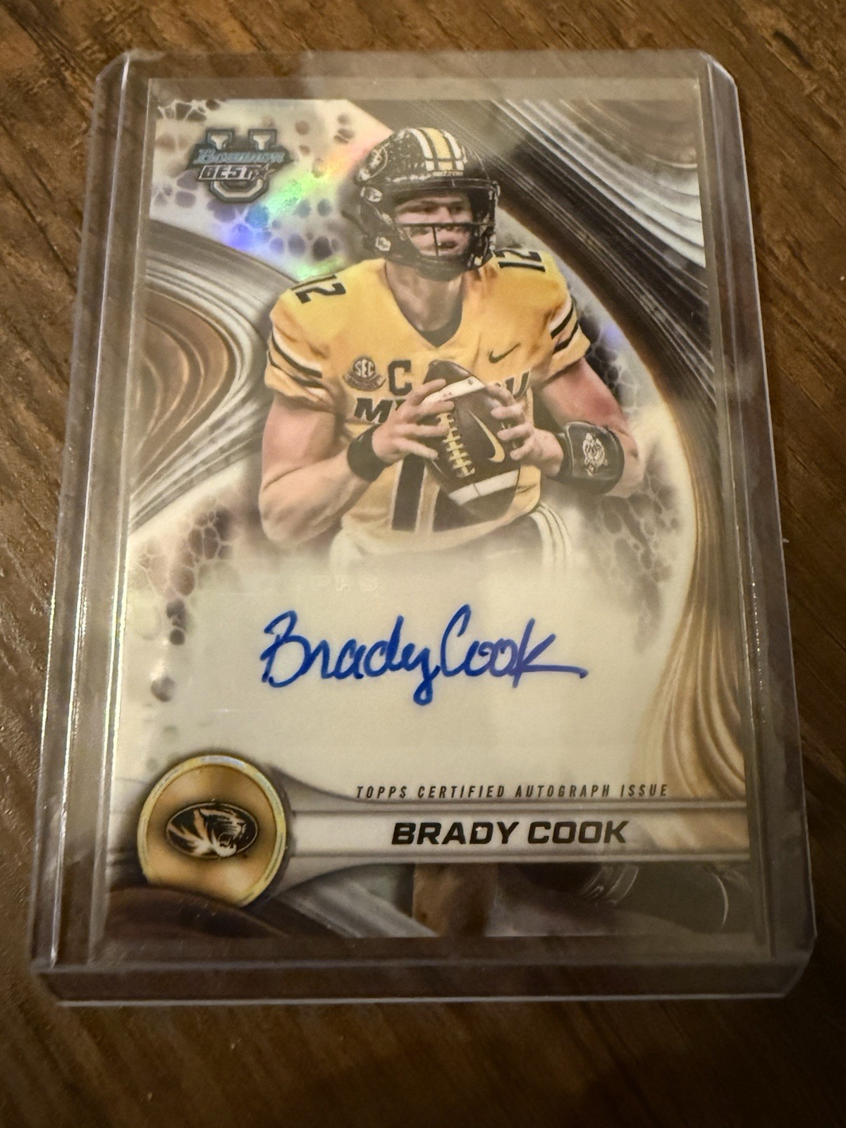 2024 Bowman's Best University Silver Autograph Brady Cook Auto JETS 🔥🔥