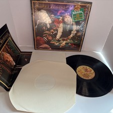 Kenny Rogers Lp The Gambler Vinyl Record Shrink; Hype Sticker Poster TESTED