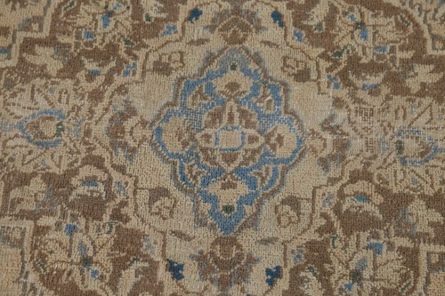 Alfombra tradicional tamaño habitación 6x10 alfombra floral vintage silenciada anudada a mano - Imagen 9 de 23